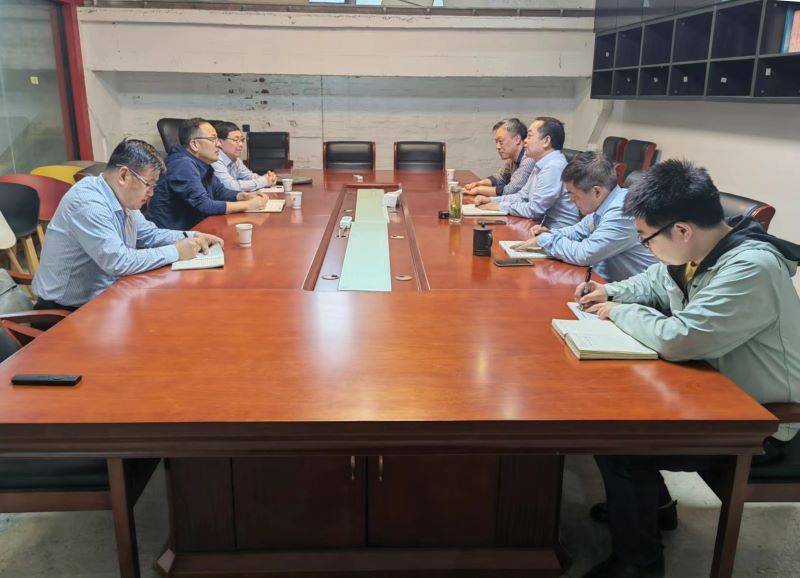 省地矿局322地质队领导到访我所